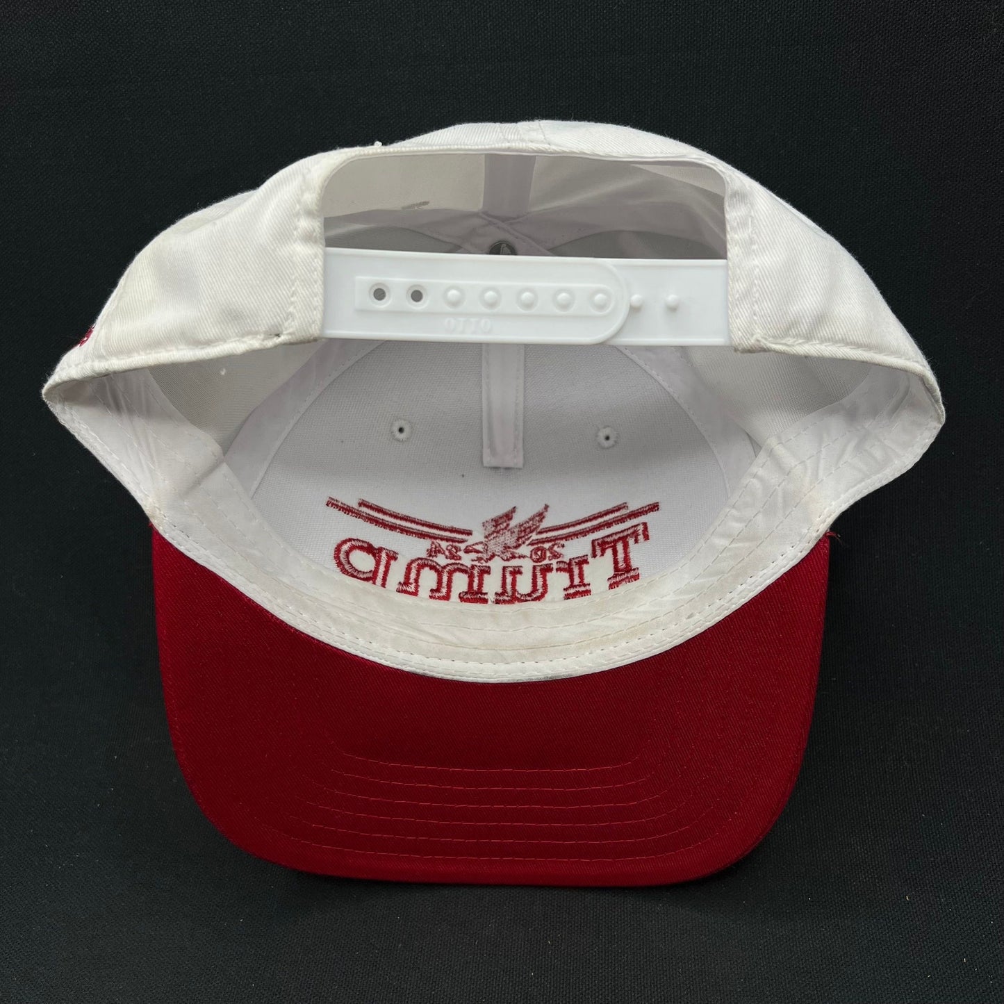 Trump 2024 Snapback Hat Red White Campaign Style Cap Adjustable