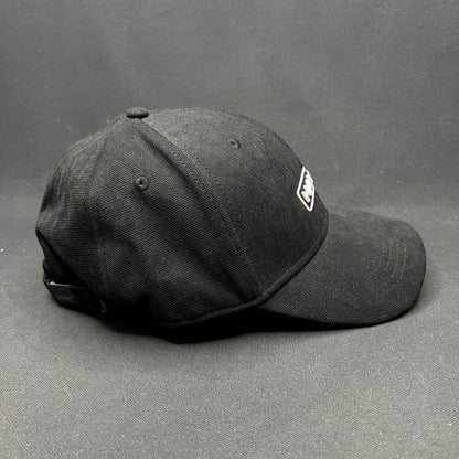 Retro HAWK Black Strapback Hat Polyamide Minimalist Streetwear Cap