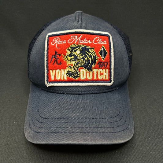 Von Dutch Race Motor Club Tiger Patch Snapback Trucker Hat