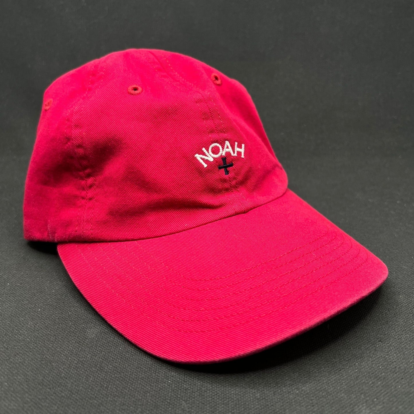 NOAH USA Red Logo Strapback Hat Streetwear Made in USA