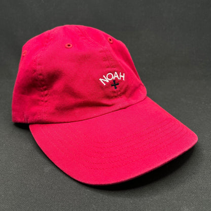 NOAH USA Red Logo Strapback Hat Streetwear Made in USA