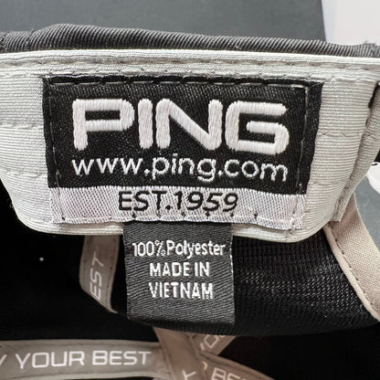 PING Golf Strapback Hat SensorCool Patch Logo Adjustable
