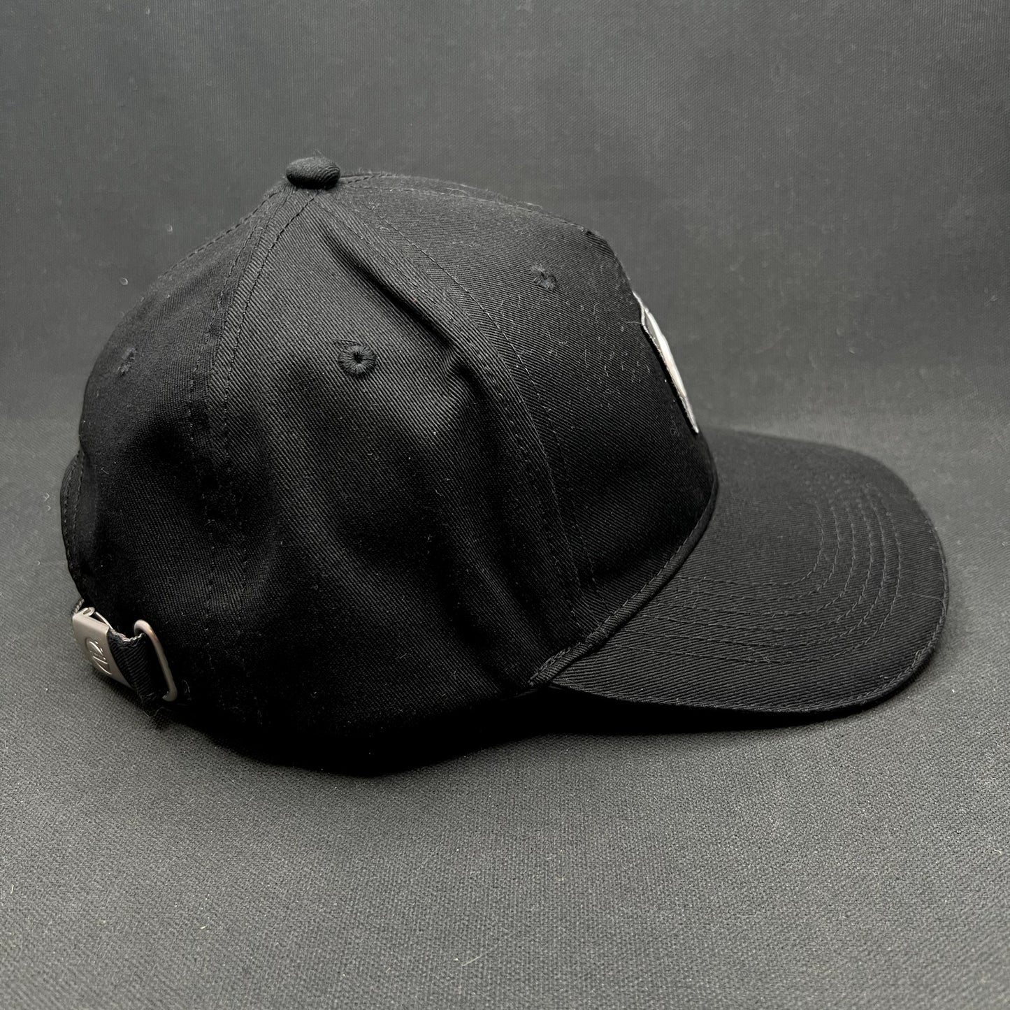 Volvo Iron Mark Logo Adjustable Hat Official Volvo Merchandise Black Cap