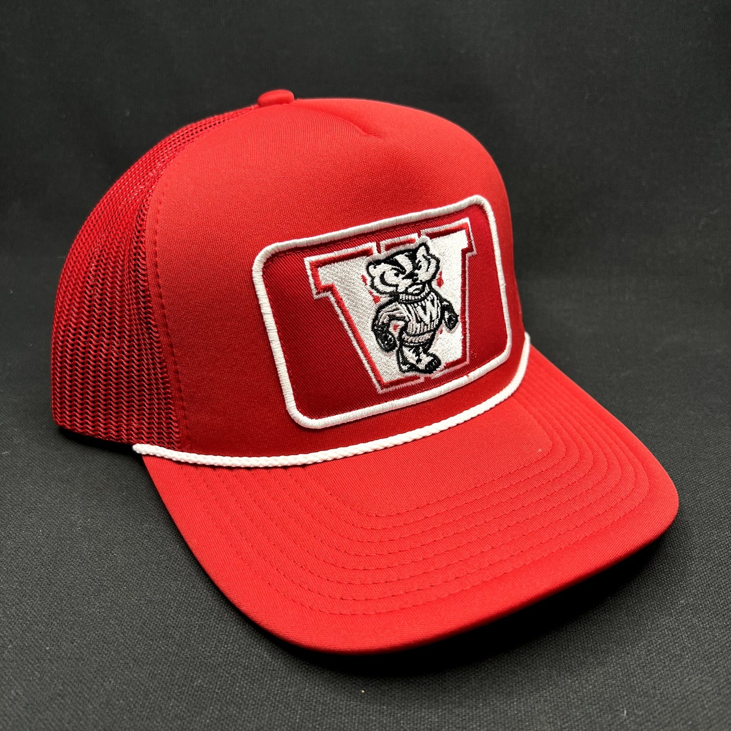 Wisconsin Badgers ’47 Brand Trucker Snapback Hat Red NCAA