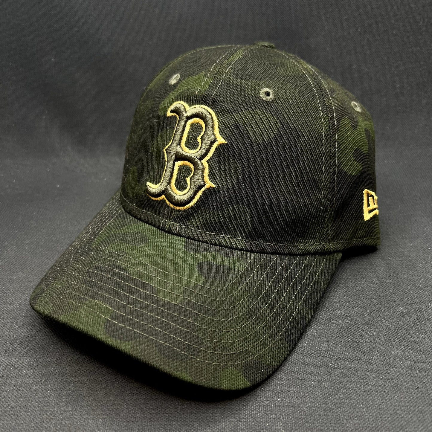 Boston Red Sox Camo Strapback Hat New Era 9TWENTY MLB Genuine Merchandise
