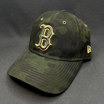 Boston Red Sox Camo Strapback Hat New Era 9TWENTY MLB Genuine Merchandise