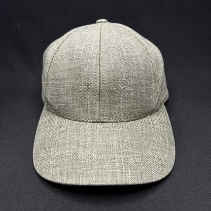 Angelico Italian Linen Strapback Cap Sage Green Made in Italy Luxury Hat