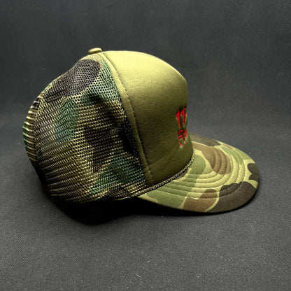 11th Frame Bowling Beer Camo Trucker Snapback KC Cap Hat