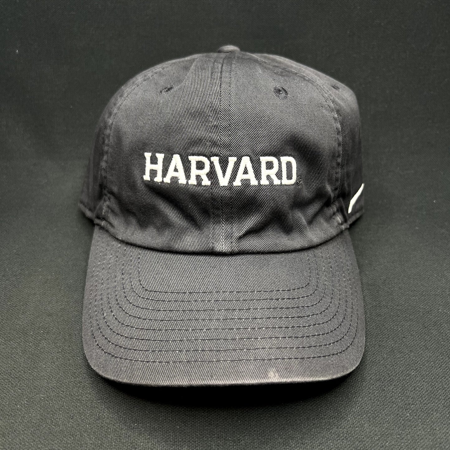 Nike Harvard University Club Strapback Hat Gray Adjustable Campus College M/L