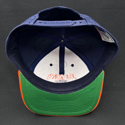 Vintage Chicago Bears Snapback Hat Navy Orange Drew Pearson NFL