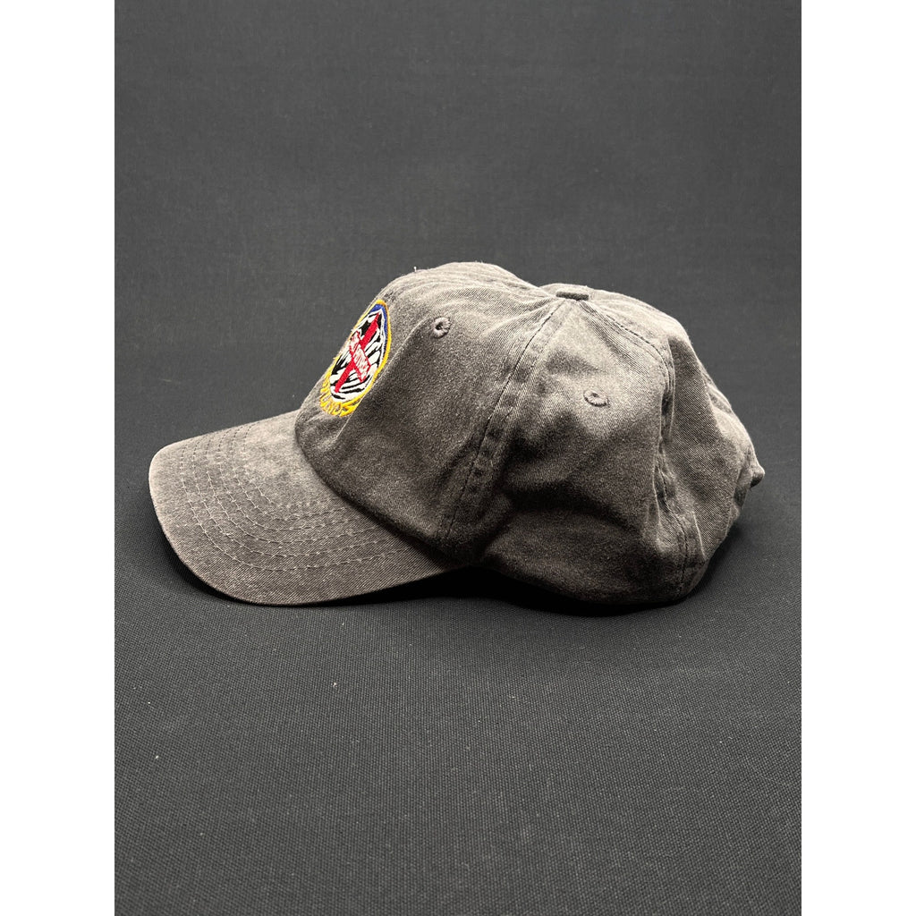 Vintage Highland Ski Patrol Washed Black Dad Hat – 100% Cotton Strapback