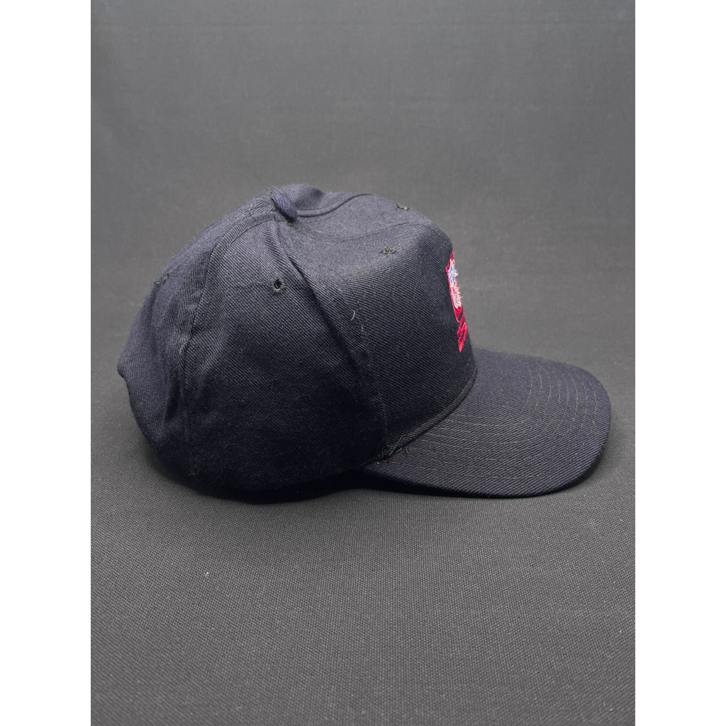 Vintage 1990s NFL ESPN Snapback Hat – Yupoong Serge Cap (Navy/Green Under)