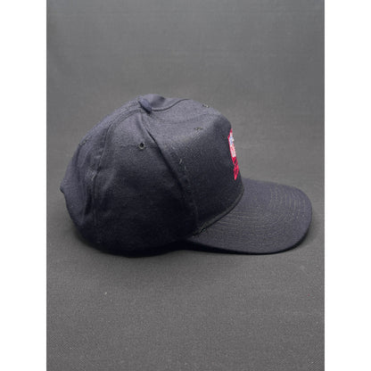 Vintage 1990s NFL ESPN Snapback Hat – Yupoong Serge Cap (Navy/Green Under)