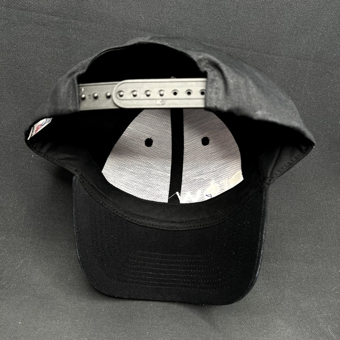 Crew Logo Snapback Hat Black KC Headwear Promotional Cap