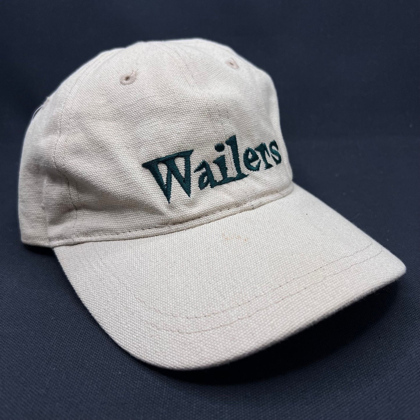 Vintage 90s Y2K Wailers Reggae Strapback Hat Bob Marley Band Logo