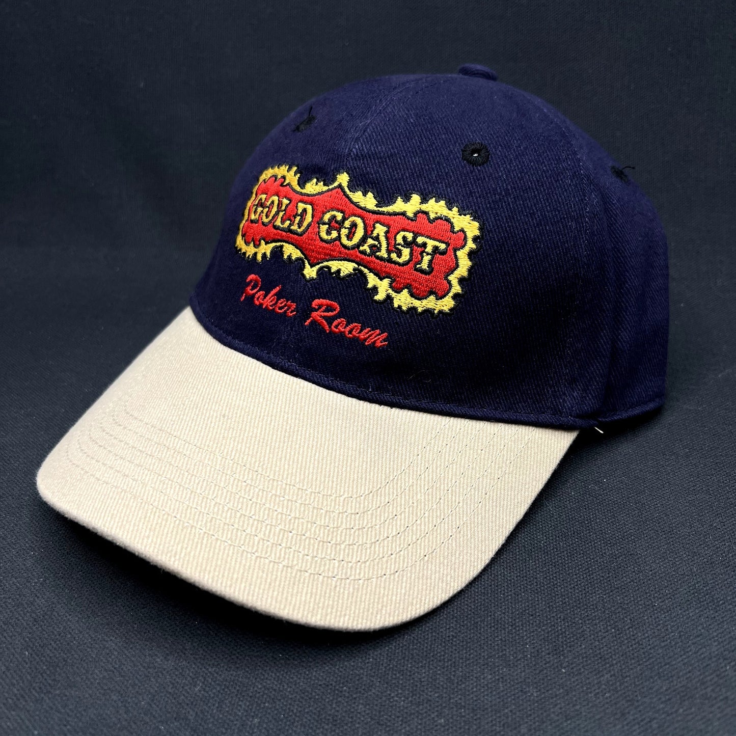 Vintage 90s Gold Coast Casino Poker Room Strapback Hat Las Vegas