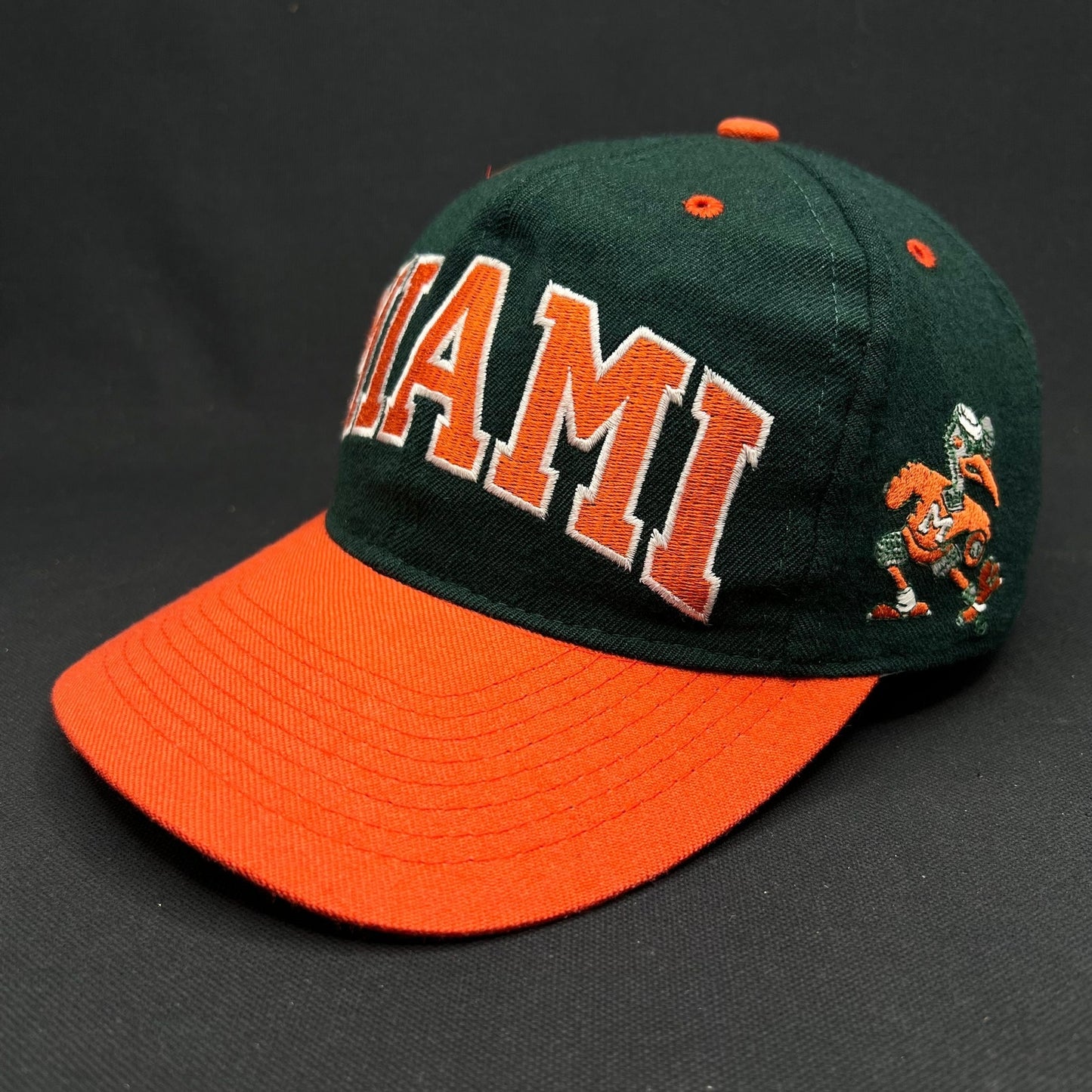 6 7/8 Vintage Miami Hurricanes Fitted Hat American Needle NCAA