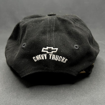 Y2K Aspen Winternational 2000 Chevy Trucks Strapback Ski Hat Black