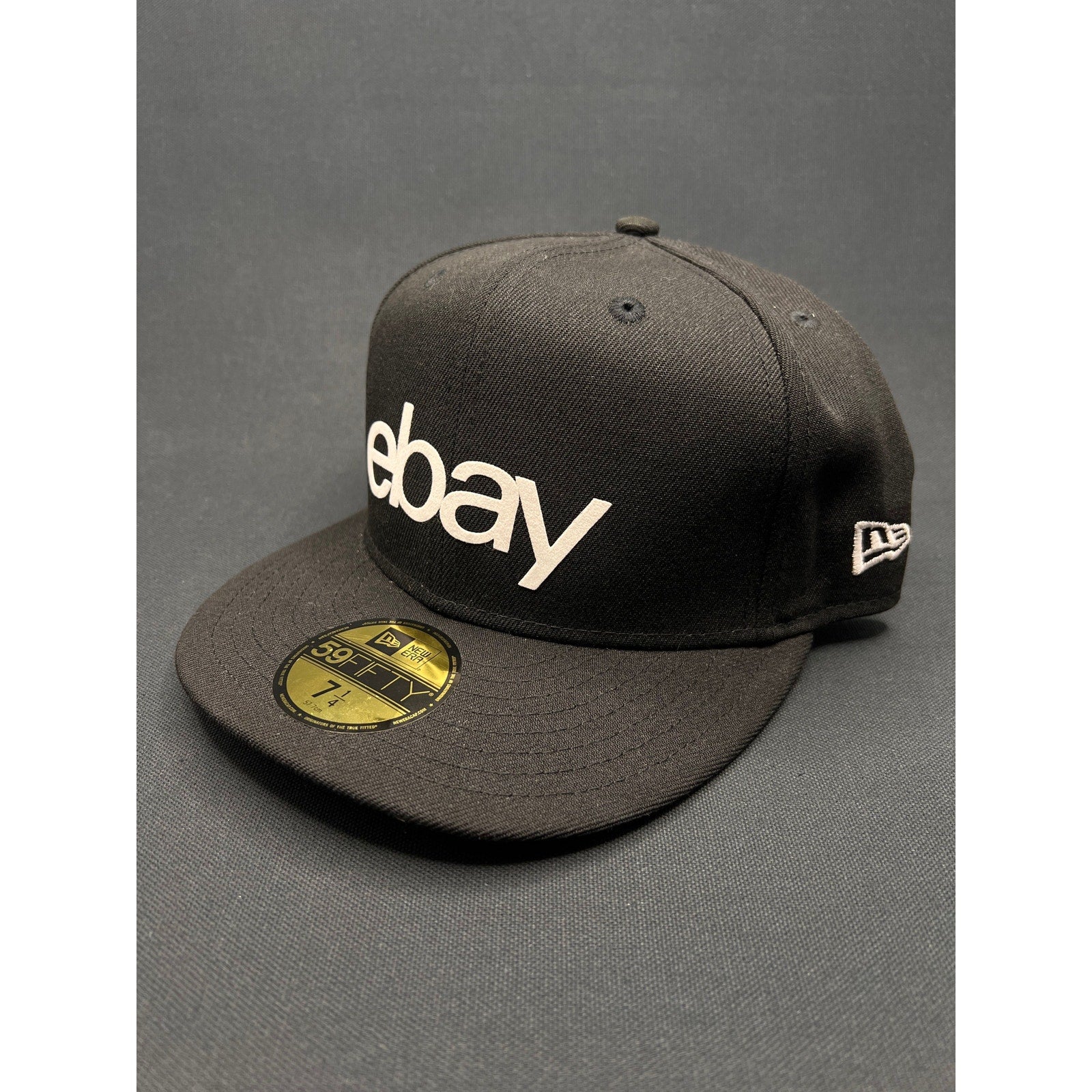 Rare eBay x New Era 59FIFTY Fitted Hat – Size 7 1/4 (Black / Promo Exclusive)