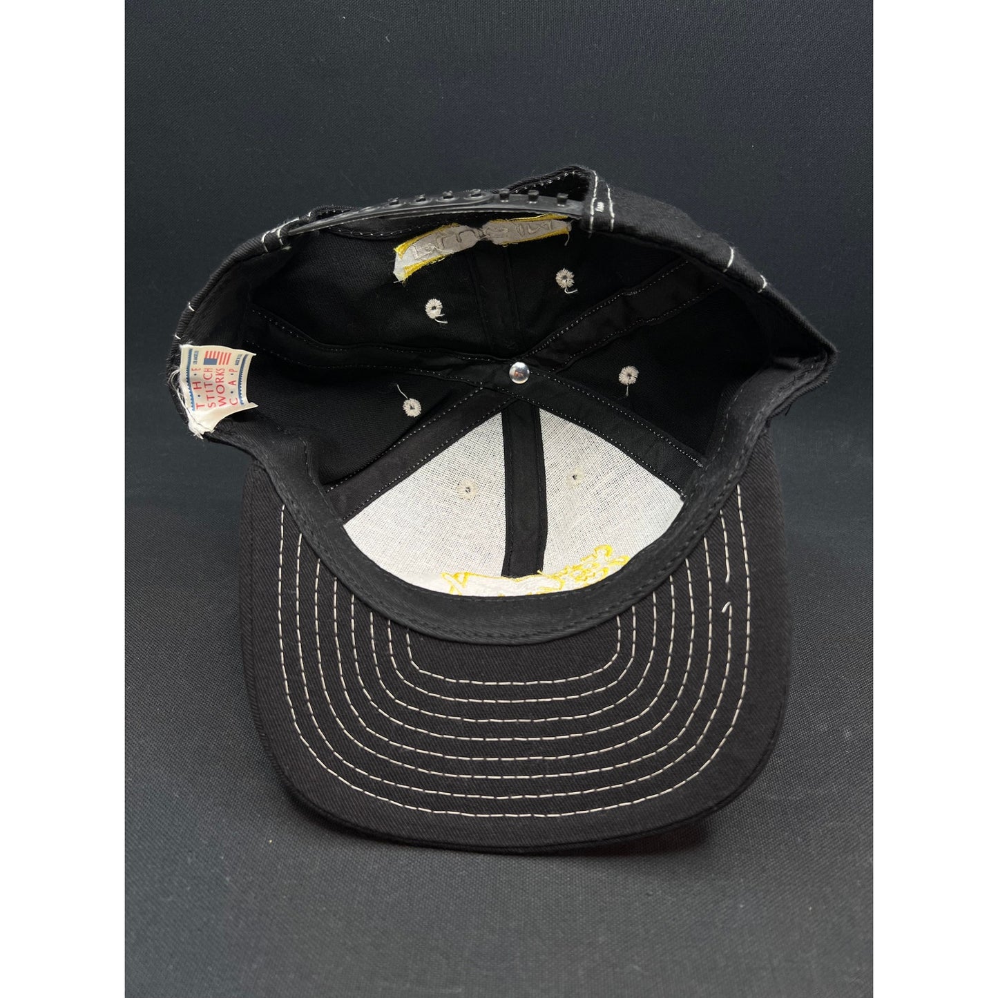Vintage MTV Music TV 90s Plug In Hat The Stitch Works Made in USA Embroidery