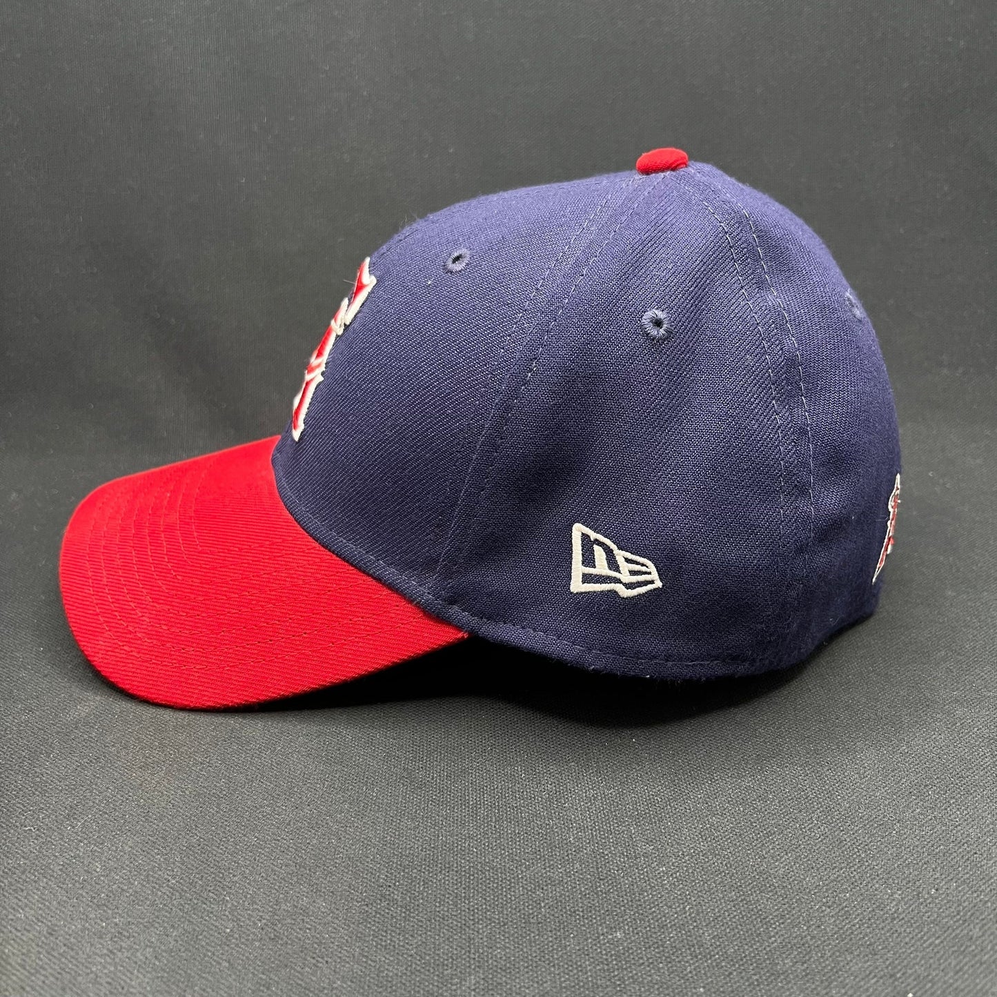 M/L Anaheim Angels Cooperstown New Era 39THIRTY Hat Navy Red MLB