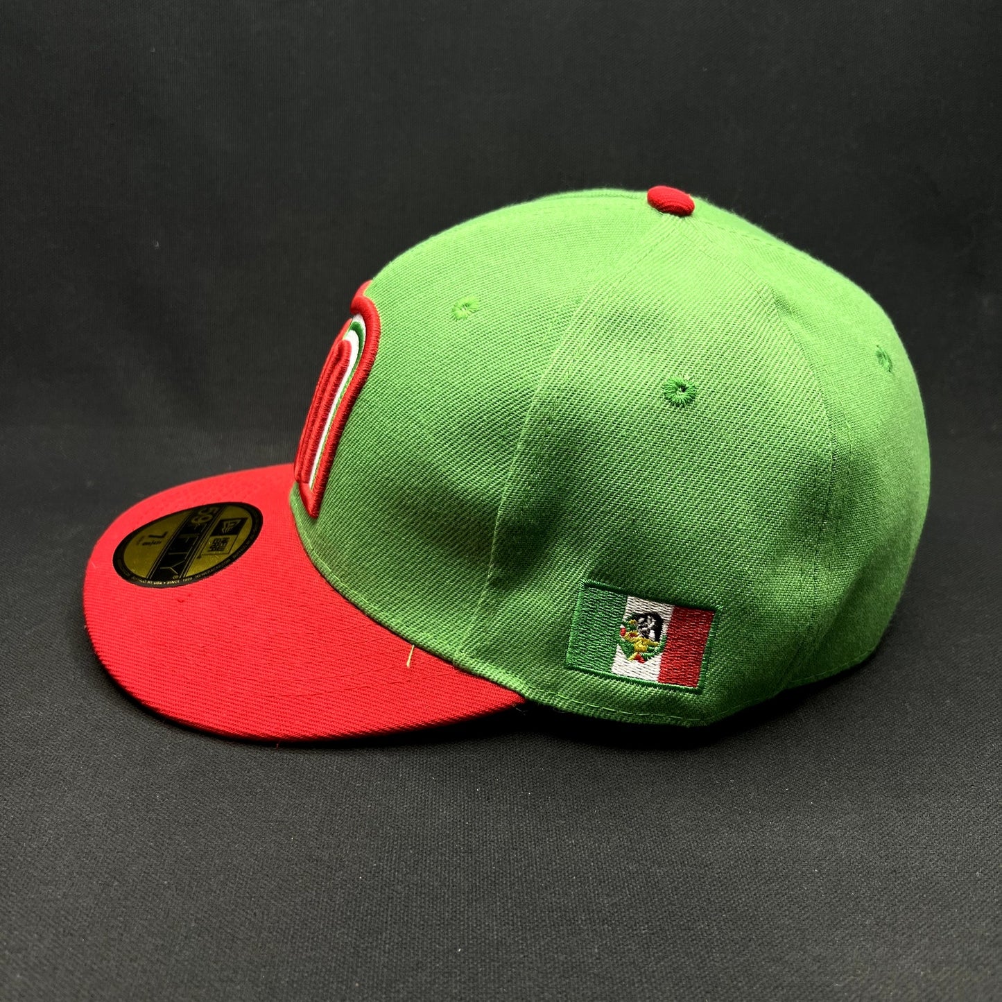 New Era 59FIFTY Mexico World Baseball Classic Fitted Hat 7 5/8 Green Red