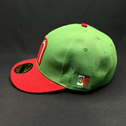 New Era 59FIFTY Mexico World Baseball Classic Fitted Hat 7 5/8 Green Red