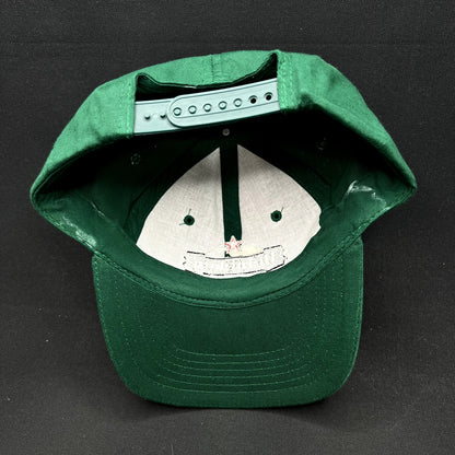 Vintage Heineken Beer Snapback Hat Green Brewery Promo Trucker Cap