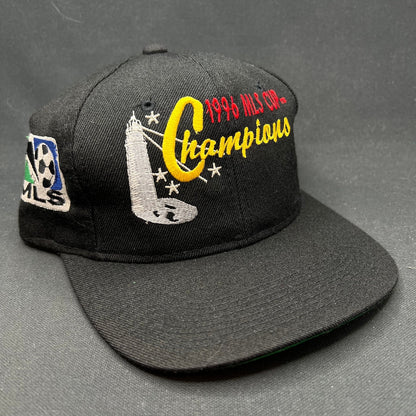 Vintage 1996 DC United MLS Cup Champions Snapback Hat Made USA