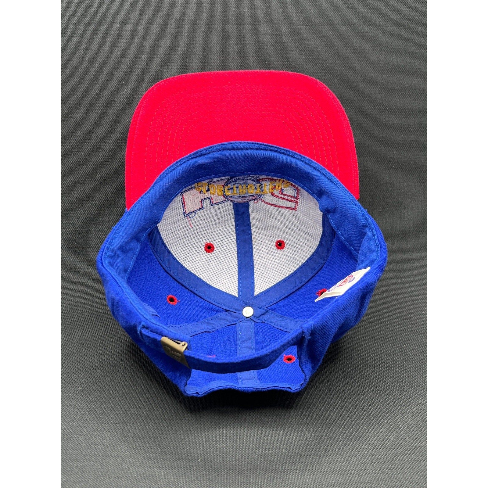 Vintage 90's Harlem Globetrotters Snapback Hat – Otto Cap Red Blue Basketball