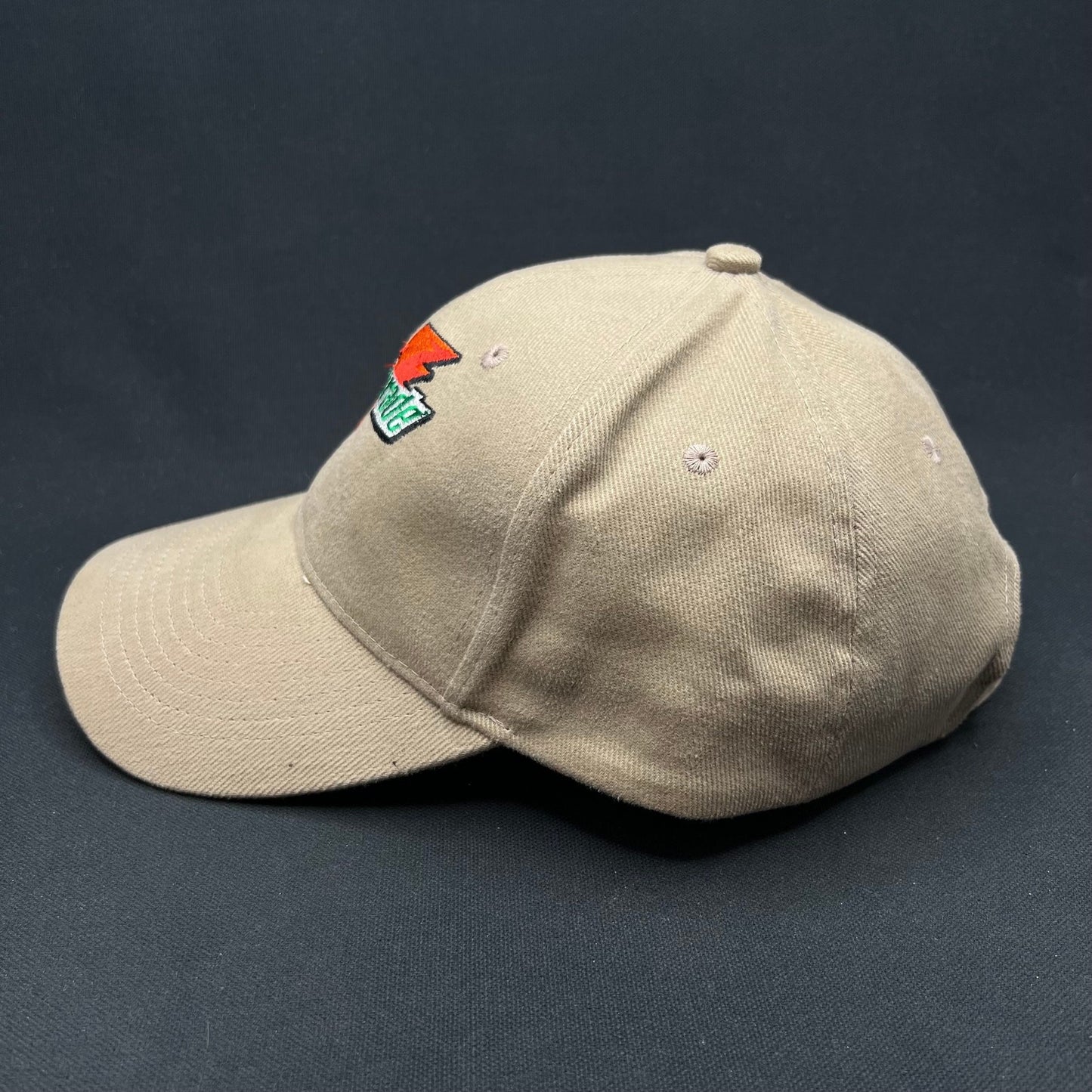 Vintage Gatorade Lightning Logo Strapback Hat Cap America Beige