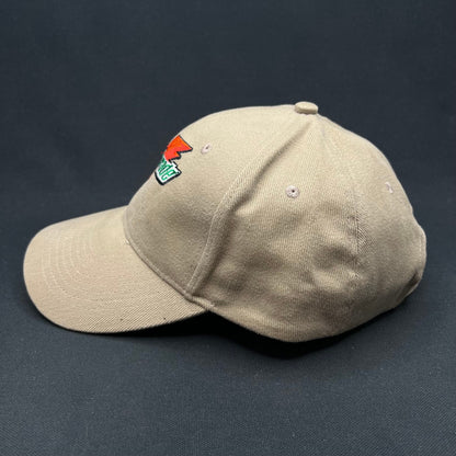 Vintage Gatorade Lightning Logo Strapback Hat Cap America Beige