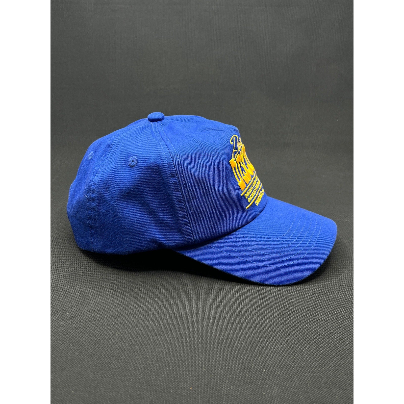 Vintage Dusty Disco Chicago Illinois Blue & Yellow Snapback Hat