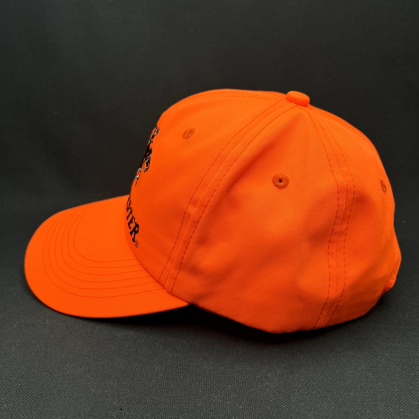 Vintage Winchester Firearms Snapback Hat Blaze Orange USA Made Nilo Farms