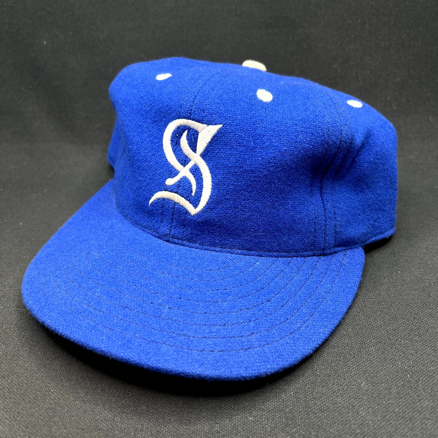 Santurce Cangrejeros Ebbets Field Flannels Strapback Hat Blue Made USAs