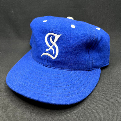 Santurce Cangrejeros Ebbets Field Flannels Strapback Hat Blue Made USAs