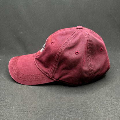 Lucky Brand x Budweiser Strapback Hat Burgundy Beer Cap
