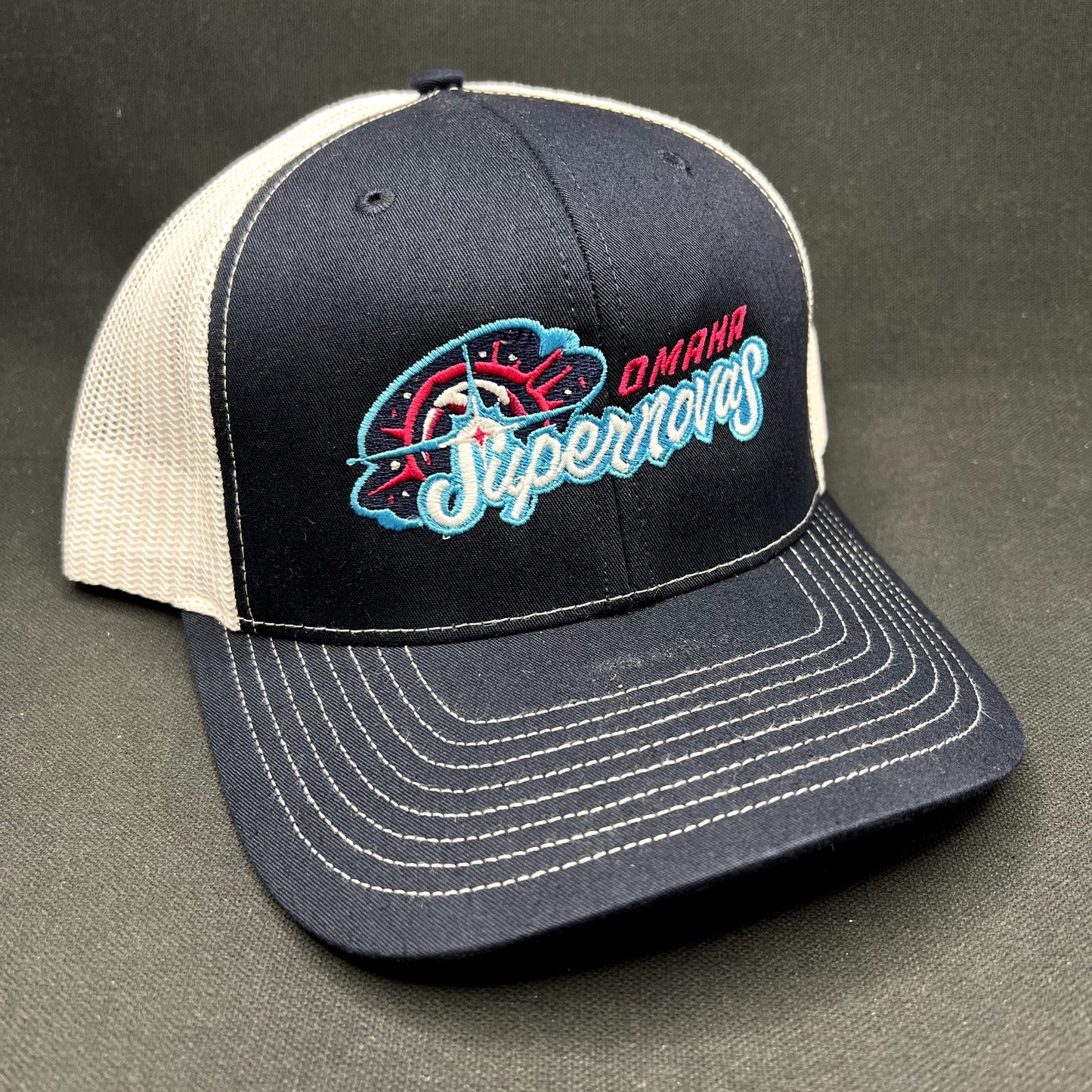 Omaha Supernovas Volleyball Richardson 112 Snapback Trucker Hat