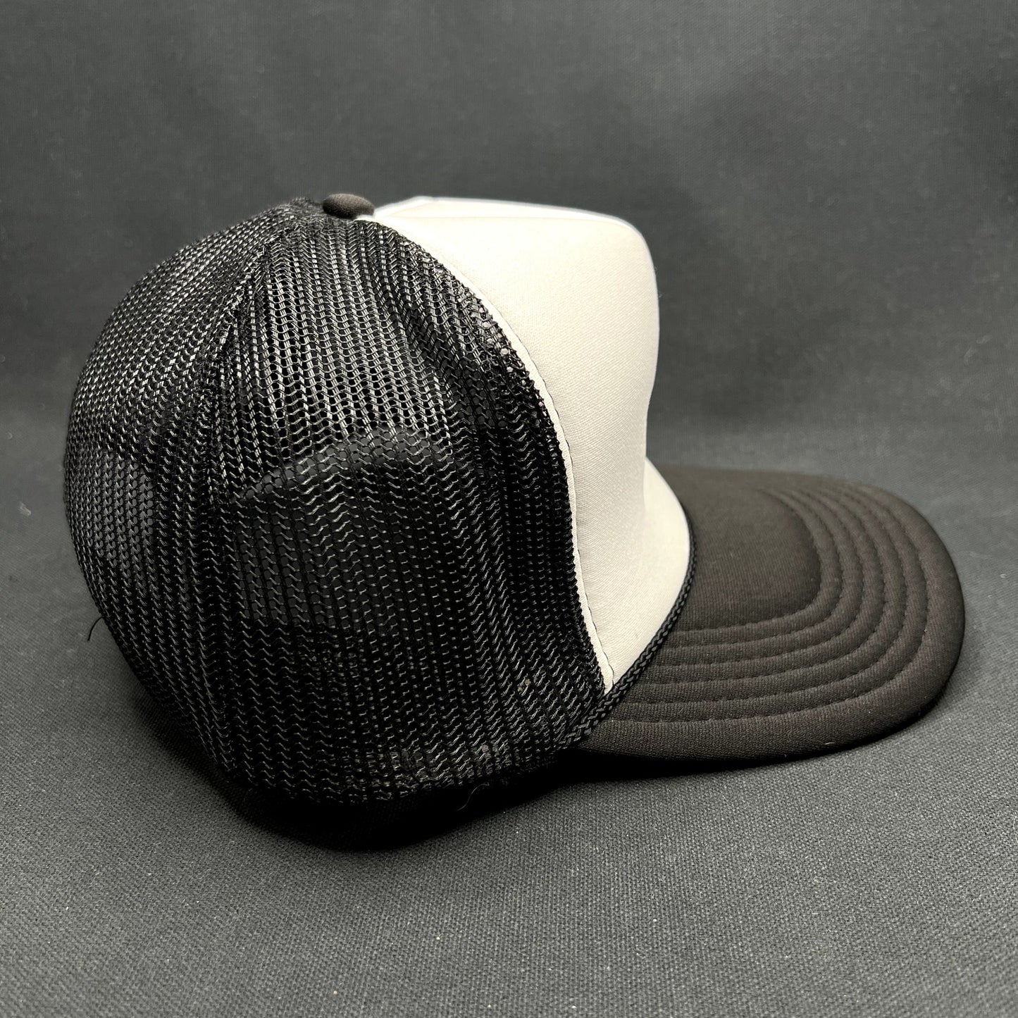 AMP Any Means Possible Trucker Hat Black White Snapback