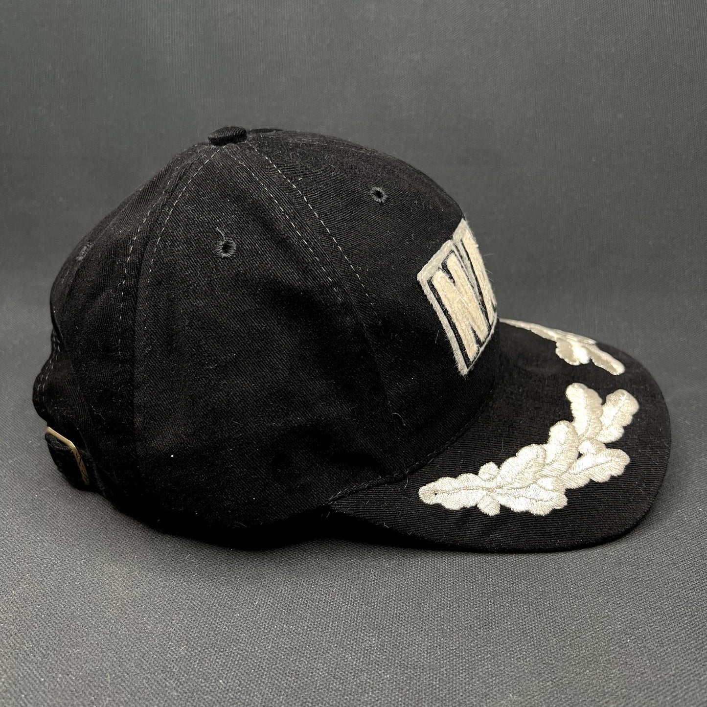 Vintage NASA American Needle Strapback Hat Black Embroidered Logo Cap