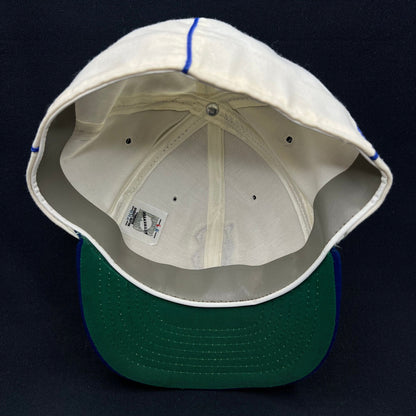 7 5/8 Vintage 90s Brooklyn Dodgers Snapback Hat Roman MLB Cooperstown USA