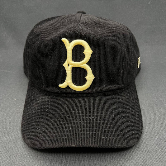 Brooklyn Dodgers New Era 9TWENTY Corduroy Snapback Hat Black