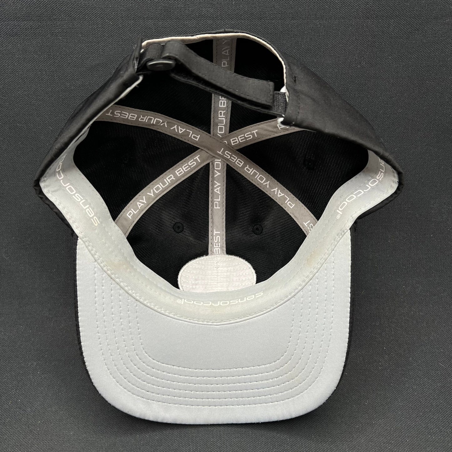 PING Golf Strapback Hat SensorCool Patch Logo Adjustable