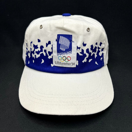 Vintage 1994 Lillehammer Winter Olympics Official Licensed Flex Back Hat Norway