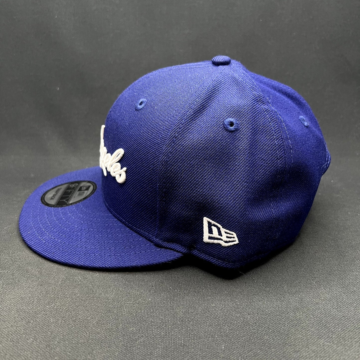 Los Angeles Dodgers Script Logo New Era 9FIFTY Snapback Hat Royal Blue MLB NWT