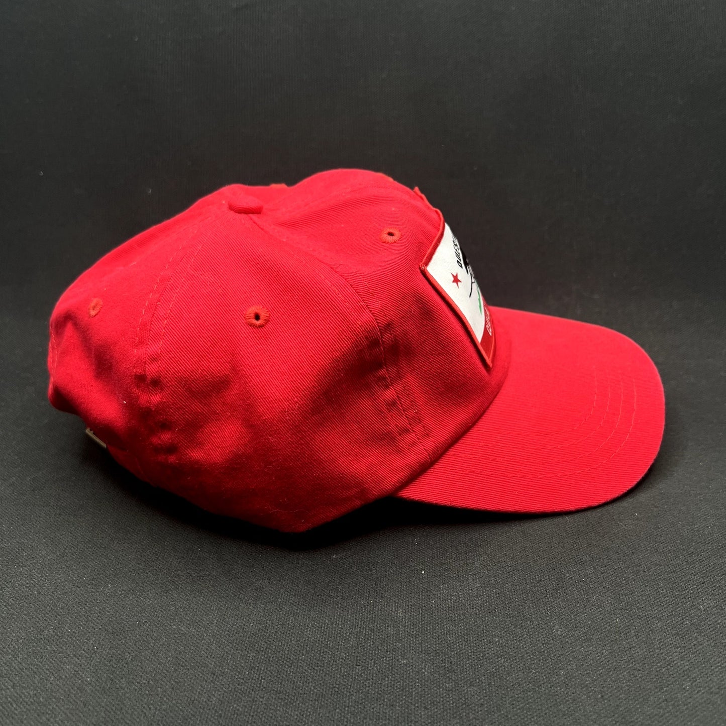 Quest Kodiak Clay Lacy Aviation Strapback Hat Red Bear Aircraft Pilot Cap
