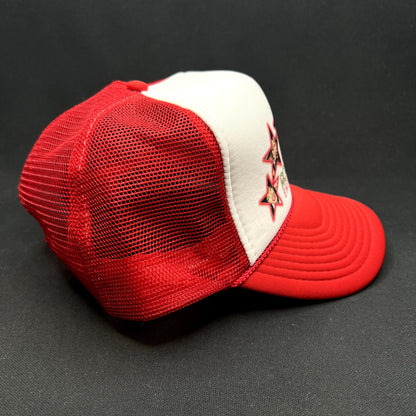 Vintage Rockstar Energy Drink Trucker Hat Nissun Snapback Promo Cap