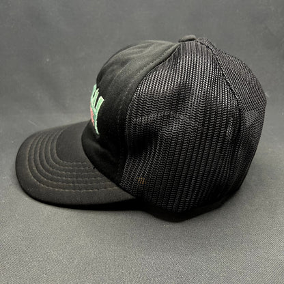 Vintage Miami Vice Black Mesh Snapback Trucker Hat Made in Korea