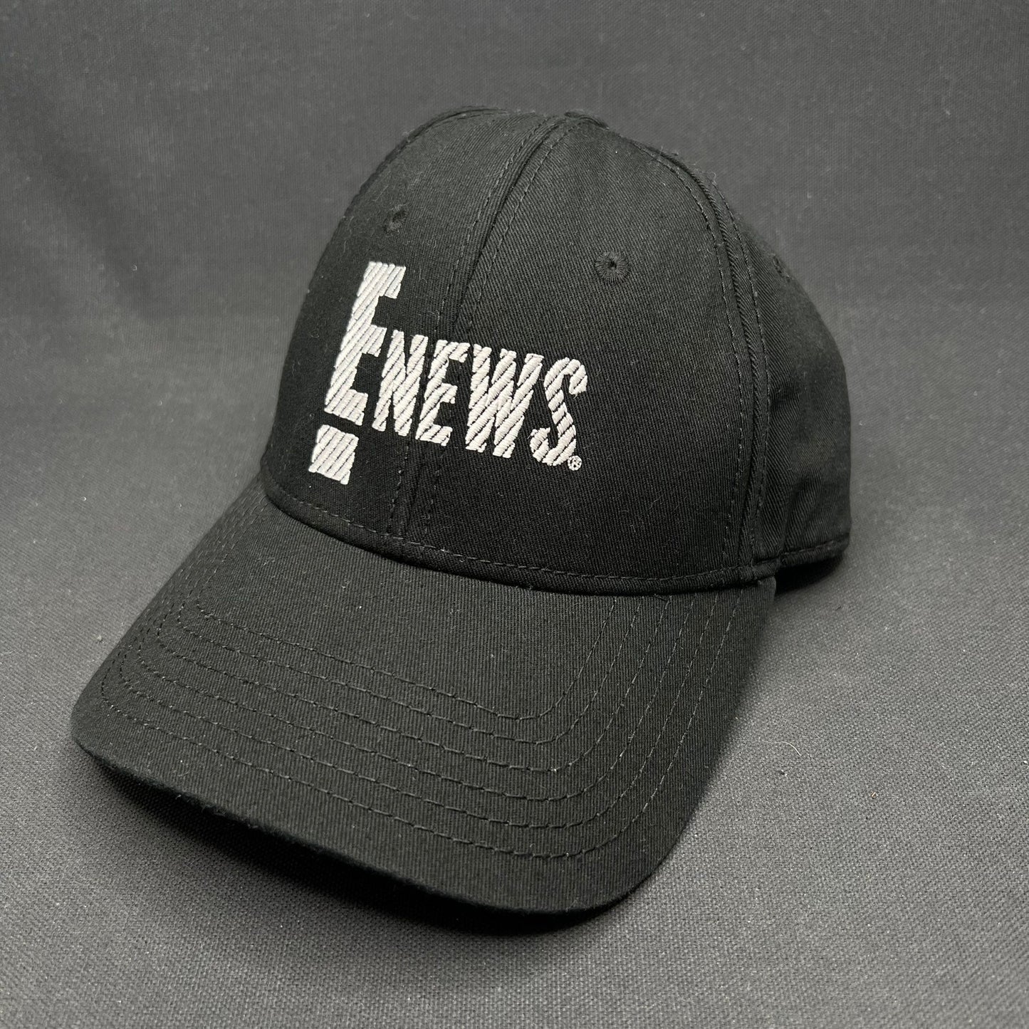 Vintage E! News Snapback Hat Otto Cap Black TV Promo Media