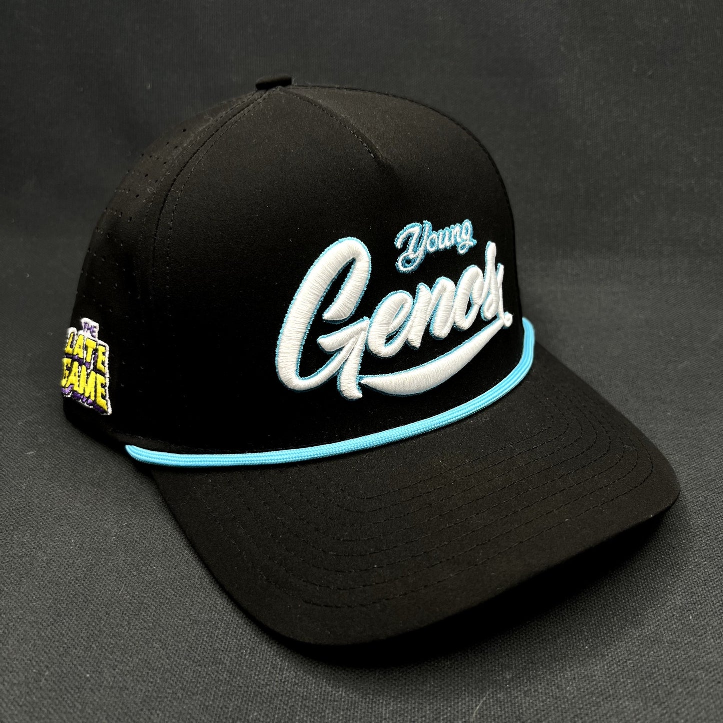 The Late Game Cast Crew Young Genos Snapback Hat Black GSW